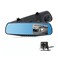 Generic DVR Car DVR Camera Rear View Mirror Dual Lens 1080P Recorder Motion Detection With Reverse Camera 4.3 Inch LCD
