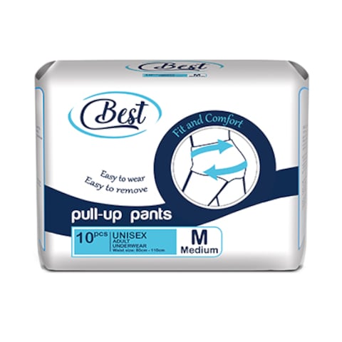 Best Pull Up Paints Adult Diapers Medium 10 Count