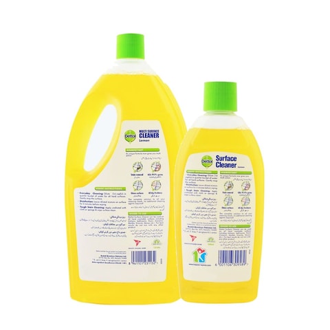 Dettol Multi Surface Citrus Cleaner 500 ml + 1 lt