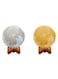 Generic Rechargeable Moon Night Lamp White/Yellow
