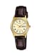 Casio - Women's Leather Analog Wrist Watch LTP-V006GL-9BUDF