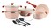 Prestige Essentials 12 pc set Pink Granite Non-Stick Aluminium