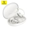 Baseus Eli Sport 1 Open Ear Air conduction Earphones Bluetooth 5.3 Wireless Earbuds With Earhooks 30H Battery Life IPX4 Waterproof Immersive Stereo Sound Headphone For Gym/Running And Many More White