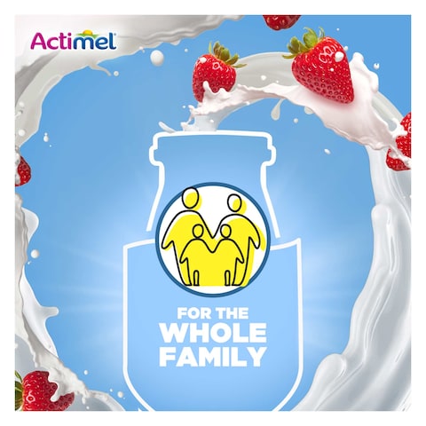 Actimel Strawberry Dairy Drink Yoghurt 93ml