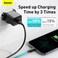 Baseus Super Si 1C Fast Wall Charger USB Type C 20W UK + USB Type C - Lightning cable 1m Black