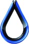 LITTLE TREES PER90534 Air Freshener, Clip, New Car Fragrance, Blue/Black