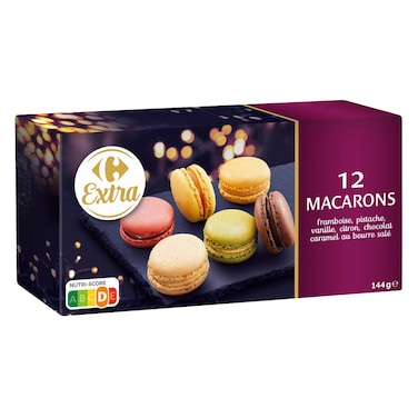 Carrefour  Selection Frozen Assorted Macarons 120G