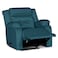 In House Velvet Rocking Recliner Chair - Dark Turquoise - NZ30