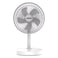 Sanford Rechargeable Mini Stand Fan With LED Light White 6inch