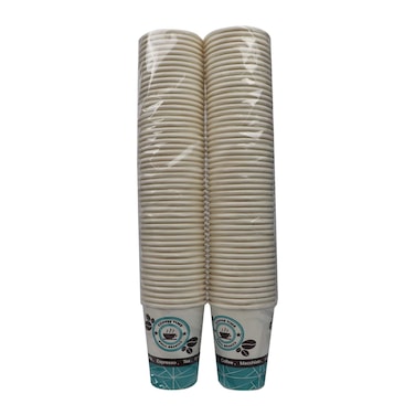 طيبة اكواب ورقية للشاي - 100 كوب