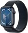 Apple Watch Series 9 (GPS 45mm) Smartwatch With Midnight Aluminum Case With Midnight Sport Loop One Size, Fitness Tracker, Blood Oxygen &amp; ECG Apps, Always-On Retina Display, Water Resistant