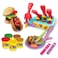 Kids Burger Builder Colour Clay Playset, For Ages 3 +