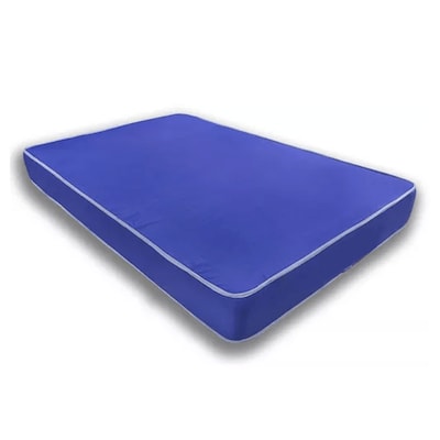 Bobmil Medium Density Blue Cover Mattress 5Ft X 6Ft X 6 Inches