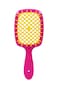 Superbrush Detangler Hair Brush Pink Yellow 