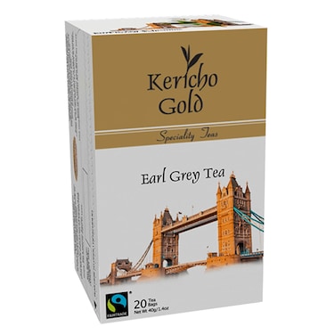 Kericho Gold Earl Grey Tea Bags 2g x Pack of 20