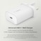 Belkin Boost Charge 25W Wall Chargers with PPS USB C Power Delivery, Fast Charger for iPhone, Samsung, Galaxy Tab, iPad and more, WCA004myWH