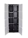 8 Cubes Storage Cabinet Black