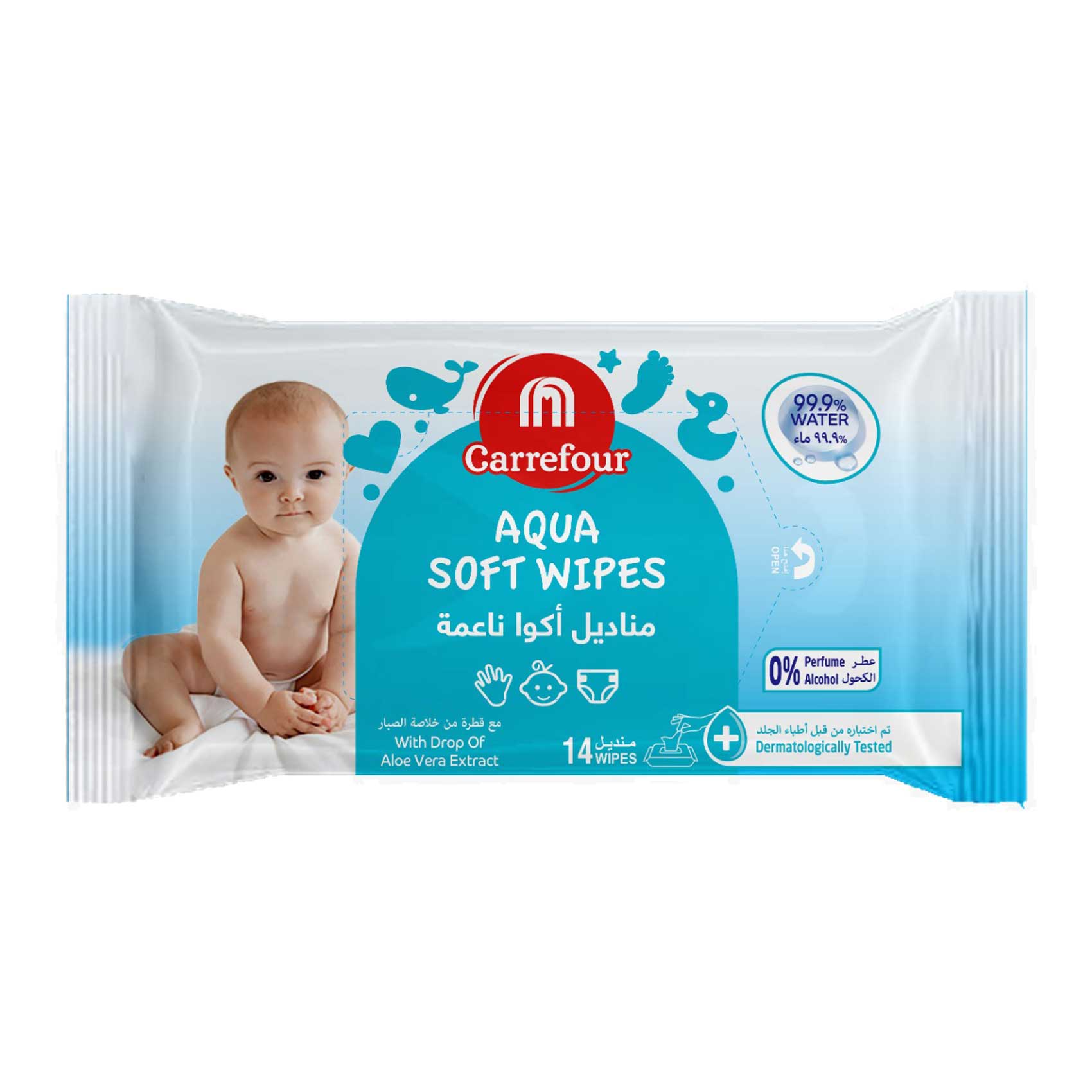 Carrefour Aqua Soft 14 Wipes