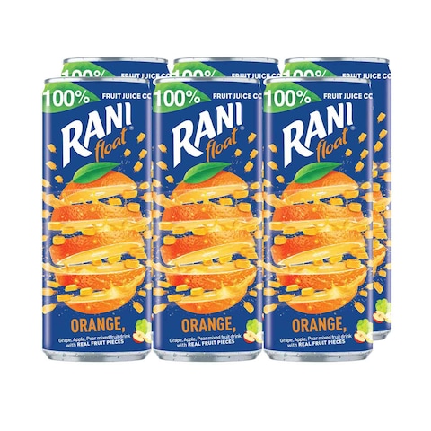 Buy Rani Float Orange Juice 240ml Pack of 6 in Saudi Arabia