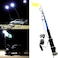 Conpex 360&deg; Light Camping Light 800W, Multifunction Outdoor LED Fishing Rod Light 5M Camping Lantern Lamp with IR Remote 3 Modes-High Power Camping Light