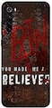 Theodor - Xiaomi Redmi Note 8 Case Cover You Made Me A Beliver Flexible Silicone Cover