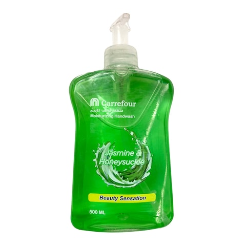 Carrefour Moisturizing Hand Wash with Jasmine and Honeysuckle - 500ml