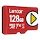 Lexar Play R150 UHS-I MicroSDXC Flash Memory 128GB Red