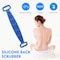 Generic-Silicone Back Scrubber, Bath Shower Silicone Body Massage Brush Silicone Bath Towel Exfoliating Body Brush Belt, Cleaning Shower Strap, Double-Sided Washing Towel Scrubber for Men Women, 70cm