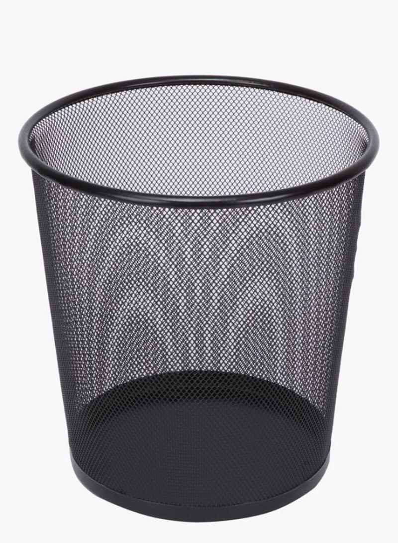 Buy Generic Mesh Metallic Bin Black 26.7X28.5X26.5cm Online | Carrefour UAE