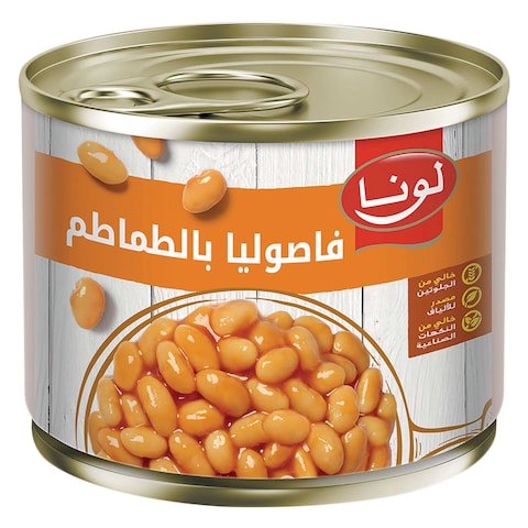 لونا فاصوليا مطبوخة بصلصة الطماطم 220 جرام
