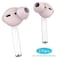 Airpods Silicone Case, AhaStyle, 3 Pairs Large, Airpods and Earbuds Not Included - Pink