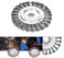 MTX Twist Knot Wheel Brush 150mmx 22.2mm x 0.5 mm (746349)