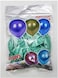 Generic Party Fun Chrome Clear Green Balloon - 12Inches - (Pack Of 40 Units)