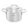 Tefal Stainless Steel Cooking Pots Set - Sizes 20-24-26-28 - 4 Pieces