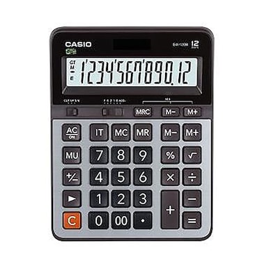 كاسيو آلة حاسبة عملية - 12 رقم - GX-120B