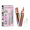 Rechargeable Eyebrow Hair Remover Painless-Precision Eyebrow Trimmer Eyebrow Razor Tool For Face Lips Nose Facial Hair Removal for Men Women Reazeal (B)