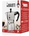 Bialetti Moka Express Caffettiera In Alluminio, 6 Cups, Acciaio Inossidabile, Argento