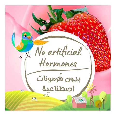 Arla Organic Milk Strawberry flavor 200ml