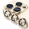 9H Tempered Glass Camera Cover Screen Protector Metal Individual Ring Protector For iPhone 14 Pro Max Gold