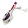 Generic-Handheld Steamer for Clothes, Hanging/Flat Garment Steamer and Portable Steam Iron with 2 Removable Brushes, for Home and Travel,Purple(EU Plug)