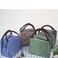 AiLiFE Cooler Lunch Box Bag foldable thermal waterproof lunch bag with zipper and handles Insulated Canvas 20x21x12cm for women Girls Kids Children For School work Office &amp; Outdoor,Sport，royal blue
