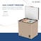 Sure 155 Liters Single Door Chest Freezer Gold, Top Oriented Doors with Basket, Mechanical Control, Recessed Handles, Adjustable Temperature, Ideal for Home &amp; Restaurants - CF155A-S22GW