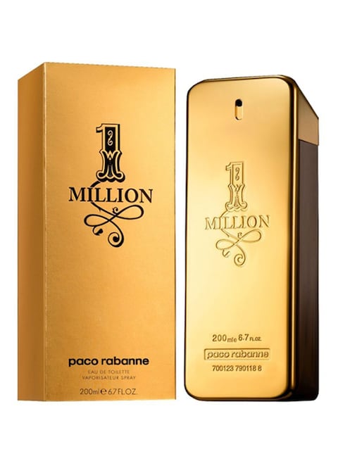 Paco Rabanne 1 Million Eau De Toilette For Men - 200ml