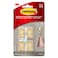 Command 17032G-4UKN Metallic Hook, small, gold color. 4 hooks and 5 strips/pack