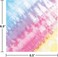 Creative Converting Tie Dye Party Luncheon Napkins 16-Pieces- Multicolor