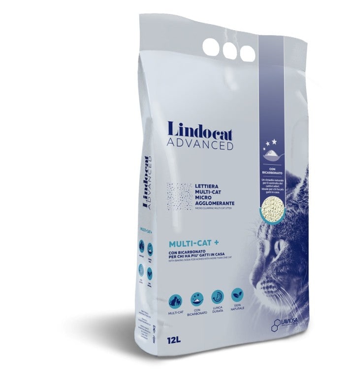 Buy Lindocat White Bentonite Advanced Multi-Cat+ Cat Litter(Fragrance ...