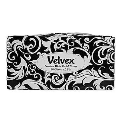 Velvex Facial Tissues Black 140S