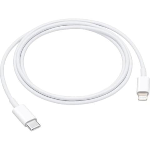 Apple USB-C To Lightning Charge And Sync Cable, 1 Meter, White
