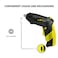 44 Pcs Cordless Screwdriver Professional Tools Rechargeable with LED Light 220v/ 4.8v/ 200r/min 1300mAH Li-Lon Mini Drill Power Tools