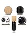 Generic Sound Recording Condenser Studio Microphone Kit Black/Gold